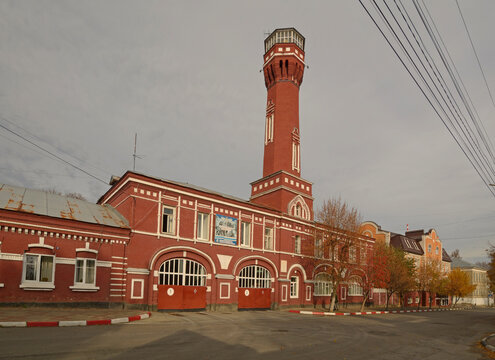 Fire department building in city Yelets