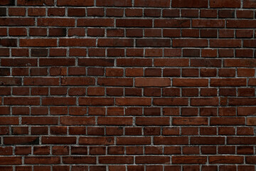 Red brick wall. Abstract background texture. Seamless pattern. Wallpaper