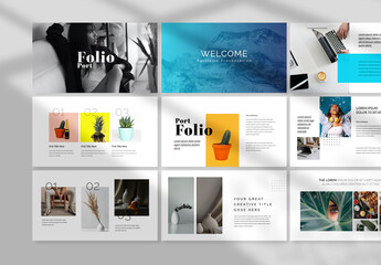 Portfolio Presentation Layout