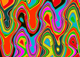 Abstract and contemporary digital art design