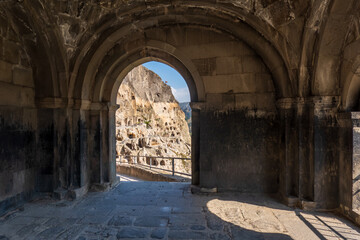 Old cave Vardzia monastery