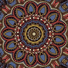 Floral ornament beautiful mandala illustration