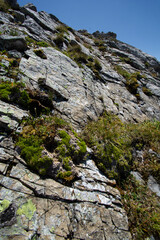 rocks in the mountains
