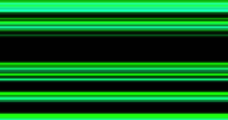 Image of green lines moving on black background