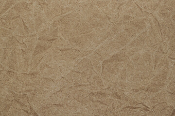 Recycle brown paper crumpled texture, Old paper surface for background.