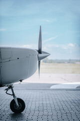 airplane at the airport © Elninho