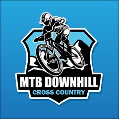 Downhill Bicycle Sports Logo