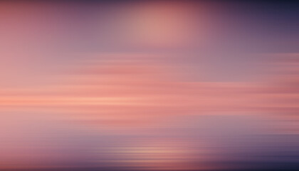 Empty neon nature scene. New sunset. 3D illustration.