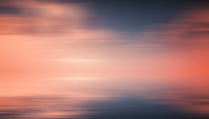 Obraz premium Empty neon nature scene. New sunset. 3D illustration.