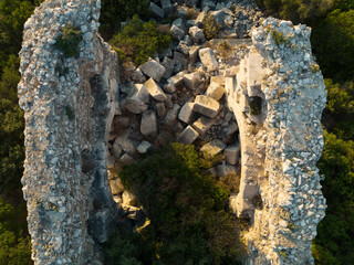Patara Antique City Drone Photo, Mediterranean Region Lycian Way, Kas Antalya, Turkey