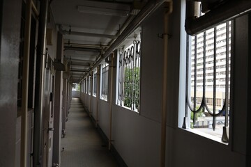 Fototapeta premium Itabashi-ku, Tokyo Japan, Takashimadaira housing complex group.