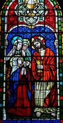 Jesus gives the eucharist