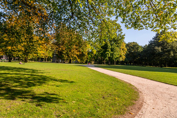 Fototapeta na wymiar Het Park is the oldest park in Rotterdam, the Netherlands
