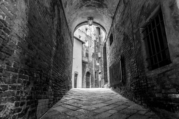 Obraz premium Generic architecture and street view in Siena, Tuscany, Italy