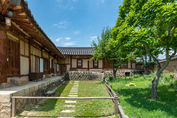 Hahoe traditional Folk Village in Andong South Korea