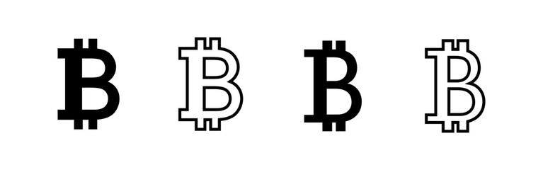 Bitcoin icon vector. bitcoin sign and symbol. payment symbol. cryptocurrency logo