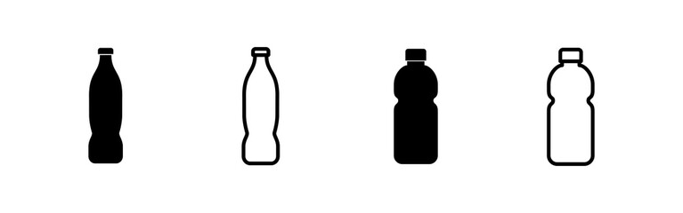 Bottle icon vector. bottle sign and symbol