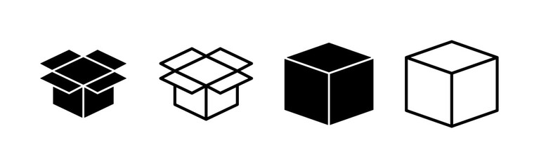 Box icon vector. box sign and symbol, parcel, package