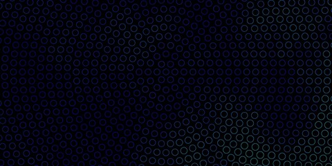 Dark BLUE vector pattern with spheres.