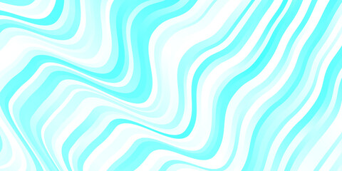 Fototapeta premium Light Green vector texture with wry lines.