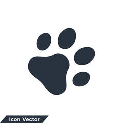 fauna icon logo vector illustration. paw print symbol template for graphic and web design collection © ABDUL