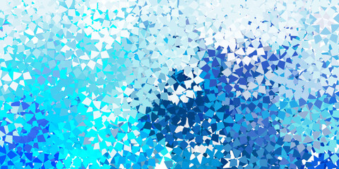 Light blue vector backdrop with lines, triangles.