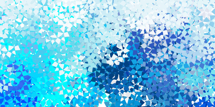 Light blue vector backdrop with lines, triangles.