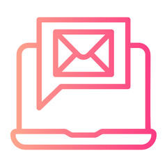 email gradient icon