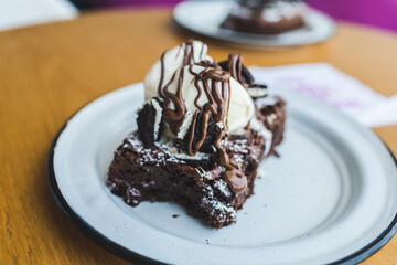 chocolate cake with chocolate