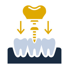 Linear dental plaque. dentist outline, dental care icon
