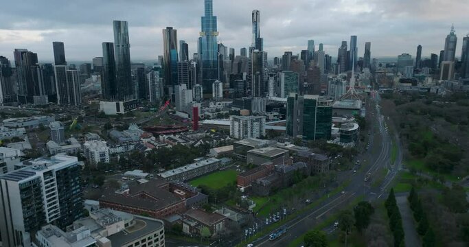 Melbourne city Skyline