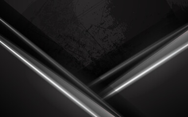 Abstract overlap layer silver neon light background