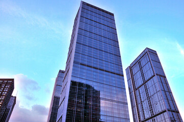 Fototapeta na wymiar modern office buildings