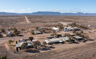 The South Australian town of parachilna near the Flinders ranges.
