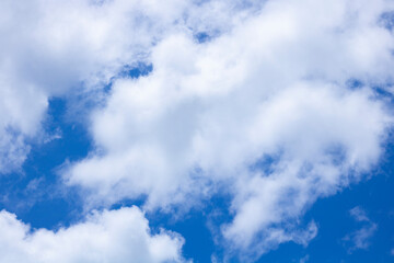 sky and clouds On a good day in Thailand.