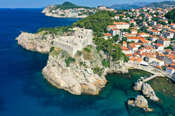 Dubrovnik aerial drone 