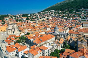 Fototapeta na wymiar Dubrovnik aerial drone 