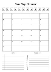 Monthly Planner