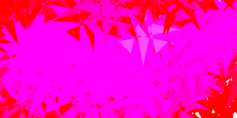 Light Pink vector template with abstract forms.