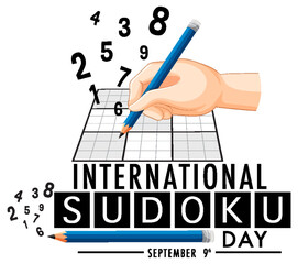 International Sudoku Day Poster Template