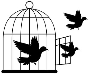 Fototapeta premium Dove bird logo concept vector