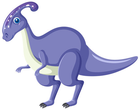 recommend clip art: Cute Parasaurolophus Dinosaur Cartoon