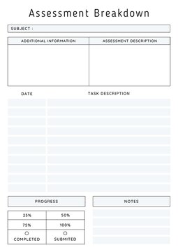 Assessment Breakdown