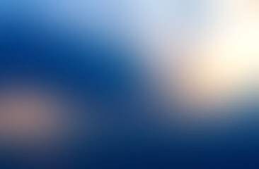 Beautiful, soft, blurry blue and yellow pattern illustration. Sky, clouds and sunlight. blurry pattern For use in all types of designs.