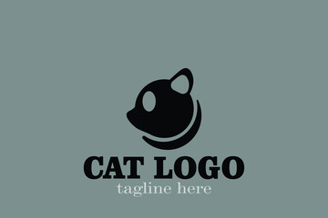 Black cat logo