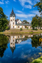 Obraz premium Palace in Olszanica, Subcarpathian Voivodeship, Poland