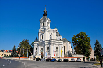 Sanctuary of Our Lady of Koden. Koden, Lublin Voivodeship, Poland - obrazy, fototapety, plakaty