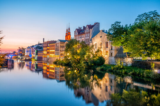Opole beautiful Polish old city	