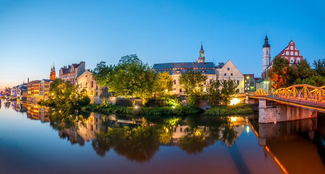 Opole beautiful Polish old city	