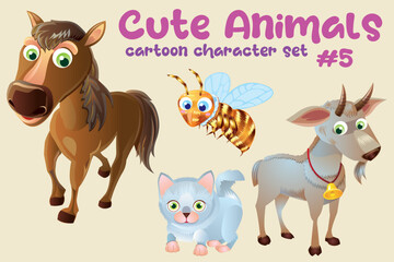 Obraz premium cute animals 5